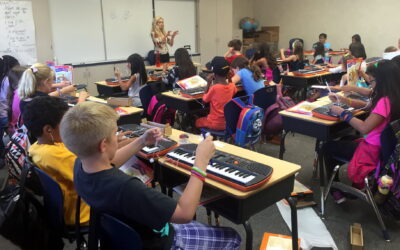 Virtual piano lessons at Oksana Foundation