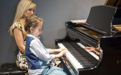 Virtual piano lessons at Oksana Foundation